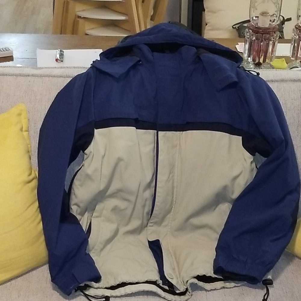 Men's small snowboarding jacket.